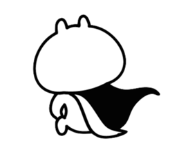 Cat in cape Part2 sticker #3231125