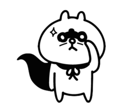 Cat in cape Part2 sticker #3231128