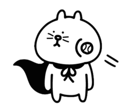 Cat in cape Part2 sticker #3231129