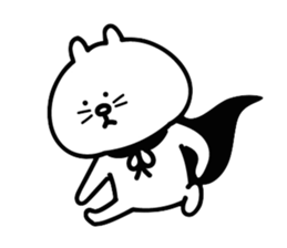 Cat in cape Part2 sticker #3231131