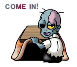 Foot warmer KOTATSU &Zombie sticker #3231166