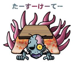 Foot warmer KOTATSU &Zombie sticker #3231169