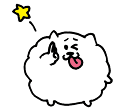 Kawaii! Fluffy cat sticker #3231304