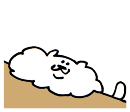 Kawaii! Fluffy cat sticker #3231318