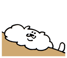 Kawaii! Fluffy cat sticker #3231318