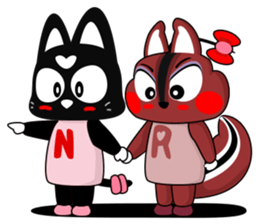 RISSA & NANACY "TICKLE & TICKLE" sticker #3231852