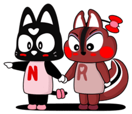 RISSA & NANACY "TICKLE & TICKLE" sticker #3231852