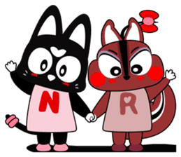 RISSA & NANACY "TICKLE & TICKLE" sticker #3231853