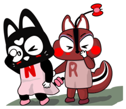 RISSA & NANACY "TICKLE & TICKLE" sticker #3231857