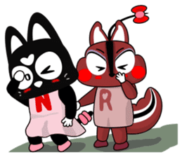 RISSA & NANACY "TICKLE & TICKLE" sticker #3231857