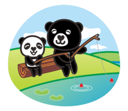 black or white 2 sticker #3232023