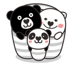 black or white 2 sticker #3232035