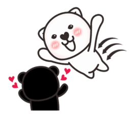 black or white 2 sticker #3232051