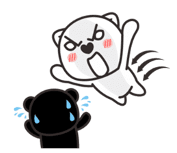 black or white 2 sticker #3232052