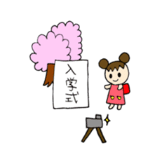 Sweet pretty girl "PONG CHANG" 2015SS sticker #3232100