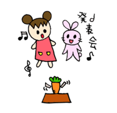 Sweet pretty girl "PONG CHANG" 2015SS sticker #3232105