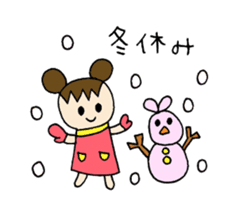 Sweet pretty girl "PONG CHANG" 2015SS sticker #3232108