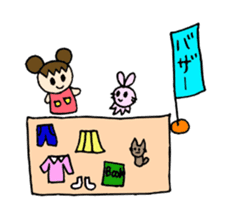 Sweet pretty girl "PONG CHANG" 2015SS sticker #3232109