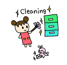 Sweet pretty girl "PONG CHANG" 2015SS sticker #3232110