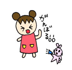 Sweet pretty girl "PONG CHANG" 2015SS sticker #3232122