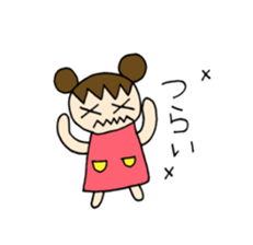 Sweet pretty girl "PONG CHANG" 2015SS sticker #3232126