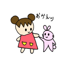 Sweet pretty girl "PONG CHANG" 2015SS sticker #3232127