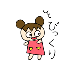 Sweet pretty girl "PONG CHANG" 2015SS sticker #3232128