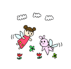 Sweet pretty girl "PONG CHANG" 2015SS sticker #3232131