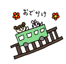 Sweet pretty girl "PONG CHANG" 2015SS sticker #3232135