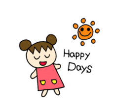 Sweet pretty girl "PONG CHANG" 2015SS sticker #3232136