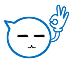 Balloon with gestures sticker #3232179