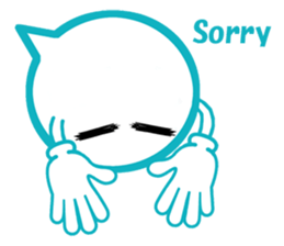 Balloon with gestures sticker #3232184