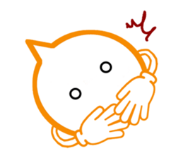 Balloon with gestures sticker #3232188