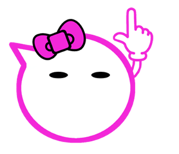 Balloon with gestures sticker #3232189