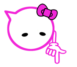 Balloon with gestures sticker #3232191