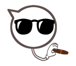 Balloon with gestures sticker #3232195