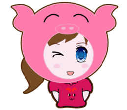 Cute Carrot Girl sticker #3232522