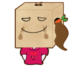 Cute Carrot Girl sticker #3232523