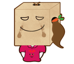 Cute Carrot Girl sticker #3232523