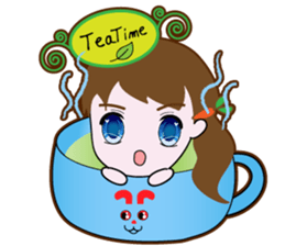 Cute Carrot Girl sticker #3232532