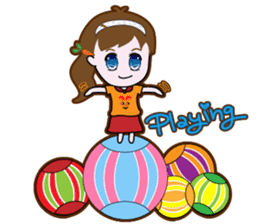 Cute Carrot Girl sticker #3232533