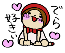 Akazukin is in love.She lives in Nagoya sticker #3232541