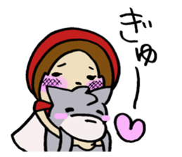 Akazukin is in love.She lives in Nagoya sticker #3232544