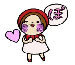 Akazukin is in love.She lives in Nagoya sticker #3232546