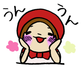 Akazukin is in love.She lives in Nagoya sticker #3232548