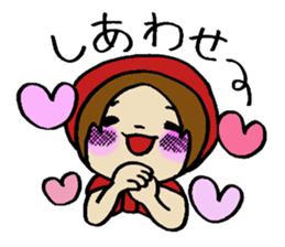 Akazukin is in love.She lives in Nagoya sticker #3232549