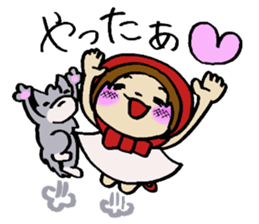 Akazukin is in love.She lives in Nagoya sticker #3232552