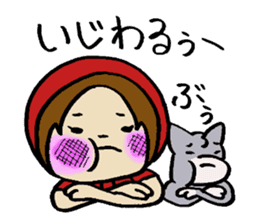 Akazukin is in love.She lives in Nagoya sticker #3232554