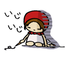 Akazukin is in love.She lives in Nagoya sticker #3232568