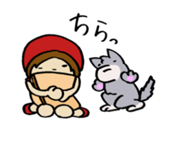 Akazukin is in love.She lives in Nagoya sticker #3232570